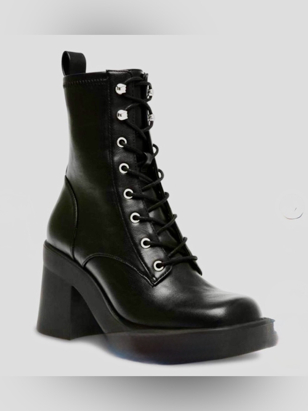 Steve New York Beena Square Toe Combat Boot
